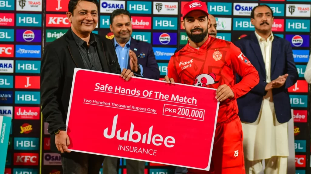 Safe Hands of the Match Award