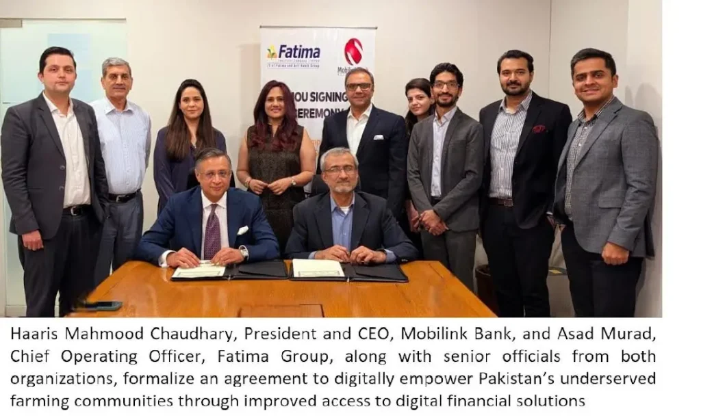 Mobilink Bank Fatima Fertilizer